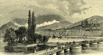 THE LAKE AND CITY OF GENEVA, Switzerland