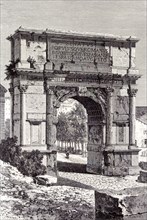 Rome Italy 1875, ARCH OF TITUS