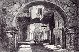 Rome Italy 1875, Pescheria Vecchia
