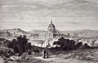VIEW OF ST. PETER'S AND THE VATICAN