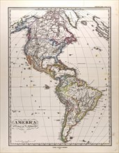 America Map 1872 Gotha, Justus Perthes, 1872, Atlas. Perthes, Johan Georg Justus 1749 Ã¢â‚¬â€ú