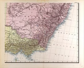 New South Wales Gotha, Justus Perthes, 1872, Atlas. Perthes, Johan Georg Justus 1749 Ã¢â‚¬â€ú 1816,