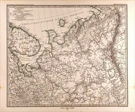 Eastern Europe Russia map 1873 Gotha, Justus Perthes, 1872, Atlas. Perthes, Johan Georg Justus 1749