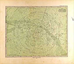 Northern Star SkyGotha, Justus Perthes, 1872, Atlas. Perthes, Johan Georg Justus 1749 Ã¢â‚¬â€ú