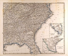 U.S.A. MapGotha, Justus Perthes, 1872, Atlas. Perthes, Johan Georg Justus 1749 Ã¢â‚¬â€ú 1816,