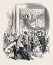 SKETCH FROM THE GRAND POLISH BALL, AT WILLIS'S ROOM, KING-STREET, ST. JAMES'S, LONDON, GREAT