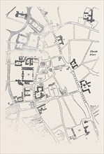 PLAN OF CAMBRIDGE, GREAT BRITAIN