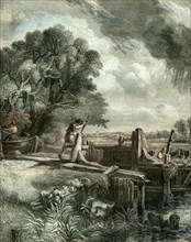 Flood gates, sluice, UK, 1848