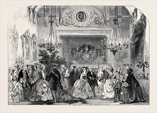 HER MAJESTY'S COSTUME BALL, THE SUPPER IN THE GREAT DINING ROOM