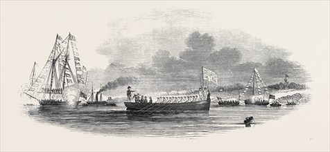 HER MAJESTY LANDING AT THE ISLE OF WIGHT, DRAWN BY M.N. CONDY, ESQ