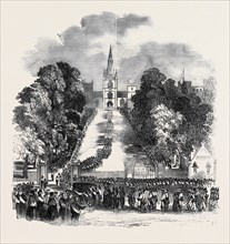 FUNERAL OF THE MARQUIS OF DOWNSHIRE, AT HILLSBOROUGH