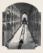 FUNERAL OF THE BISHOP OF ELY, IN ELY CATHEDRAL.