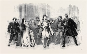 SCENE FROM THE OPERA OF "ERNANI," AT HER MAJESTY'S THEATRE.