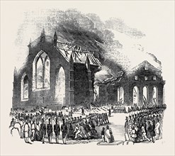 BURNING OF GREYFRIARS' CHURCH.