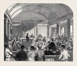 TRIAL OF THE RIOTERS (OCT. 1) IN THE COURT HOUSE, AT TRINIDAD