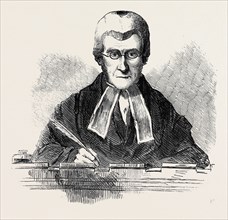 THE RIGHT HON. LORD CAMPBELL, LORD CHIEF JUSTICE OF THE COURT OF QUEEN'S BENCH, SKETCHED AT LINCOLN