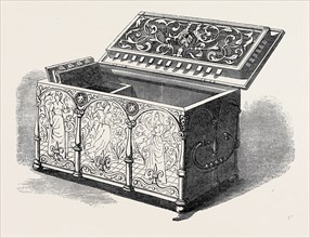 NO. 165, ENGRAVED STEEL CASKET, 16TH CENTURY, THE EXHIBITION OF ANCIENT AND MEDIAEVAL ART