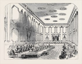 GRAND BANQUET OF THE OFFICERS OF THE COLDSTREAM GUARDS, IN ST. JAMES'S PALACE
