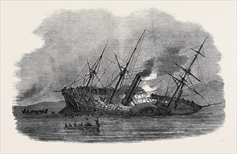 THE "ORION" SINKING