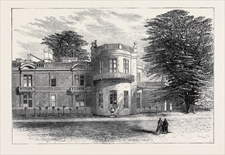 THE LATE EMPEROR NAPOLEON III: CAMDEN PLACE, EXTERIOR VIEW OF THE HOUSE, SHOWING THE EMPEROR'S
