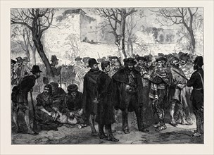 SPAIN: CARLIST PRISONERS IN THE ALHAMBRA, AT GRANADA, 1873
