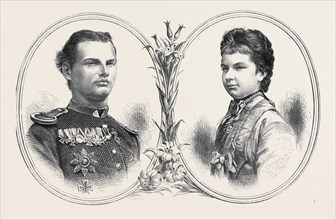 PRINCE LEOPOLD OF BAVARIA AND PRINCESS GISELA OF AUSTRIA, 1873