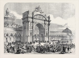 THE VIENNA UNIVERSAL EXITIBITION: PRINCIPAL ENTRANCE, 1873