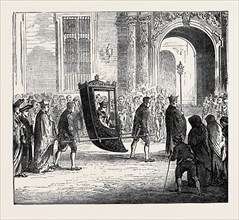 SPAIN: THE HOLY WEEK IN SEVILLE: THE CARDINAL RETURNING TO HIS PALACE, 1873