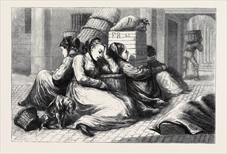 COVENT GARDEN MARKET WOMEN, LONDON, 1873