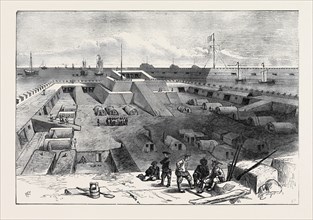 CHINA: THE PEIHO FORTS, TIEN-TSIN, 1873