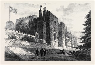 BERKELEY CASTLE, GLOUCESTERSHIRE, VISITED BY THE PRINCE OF WALES, 1873