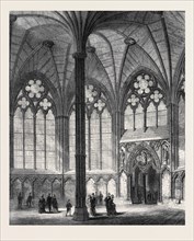 CHAPTER-HOUSE OF WESTMINSTER ABBEY, LATELY RESTORED, 1873