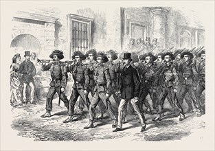 PRINCE ARTHUR IN ROME: A MARCH WITH THE BERSAGLIERI, 1873