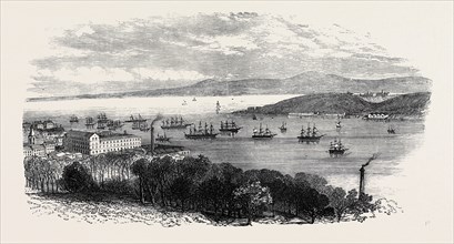 THE CHANNEL FLEET IN THE TAGUS, 1873