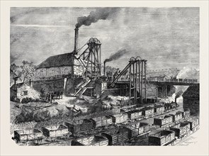 THE STAFFORDSHIRE COLLIERY EXPLOSION: THE TALKE COLLIERY, NEAR HANLEY, WHERE THE EXPLOSION