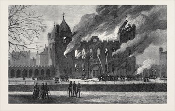 FIRE AT THE ROYAL MILITARY ACADEMY, WOOLWICH, 1873