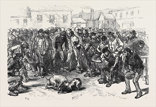 THE STRIKE IN SOUTH WALES: A SUNDAY'S AMUSEMENT, 1873