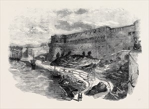 THE FORT OF ALLAHABAD, FROM THE RIVER JUMNA