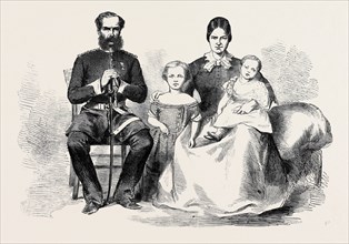 COLONEL INGLIS, THE COMMANDANT AT LUCKNOW; AND MRS. INGLIS AND FAMILY