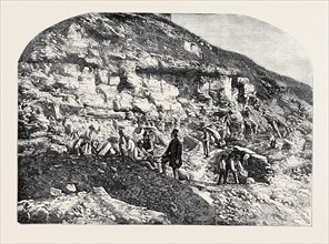 SCENE OF THE GEOLOGICAL DISCOVERIES AT SWANAGE, DORSET