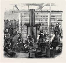 BOYS' REFUGE, GREAT QUEEN STREET, LINCOLN'S-INN FIELDS: THE SHOEMAKING DEPARTMENT