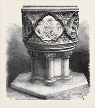THE FONT IN THE NEW EPISCOPAL CHURCH AT DUNKELD