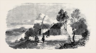 BURNS' FARM AT ELLISLAND, ON THE RIVER NITH, NEAR DUMFRIES, THE BURNS CENTENARY