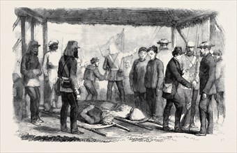 A SKETCH AT THE LANDING PLACE, CANTON, AFTER THE FIGHT