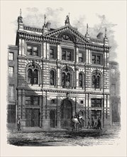 NEWLY ERECTED OFFICES OF THE PENINSULAR AND ORIENTAL STEAM NAVIGATION COMPANY, LEADENHALL STREET,