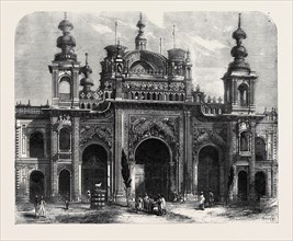 GATE OF THE KAISERBAGH AT LUCKNOW