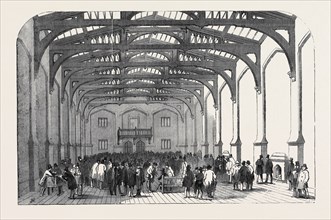 INTERIOR OF THE SLEAFORD CORN EXCHANGE, LINCOLNSHIRE