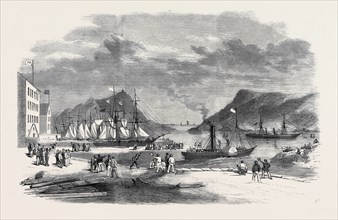 EMBARKATION AT ST. JOHN'S, NEWFOUNDLAND, OF THE HON. JOHN KENT, ONE OF THE NEWFOUNDLAND FISHERY