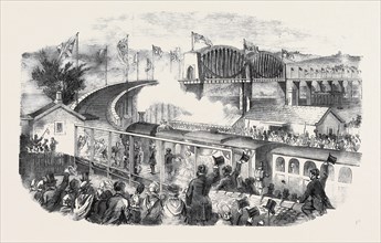INAUGURATION OF THE ALBERT VIADUCT AT SALTASH BY THE PRINCE CONSORT, OPENING OF THE CORNWALL