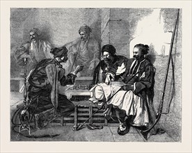 "BASHI BAZOUKS PLAYING AT CHESS" BY ALEXANDRE BIDA